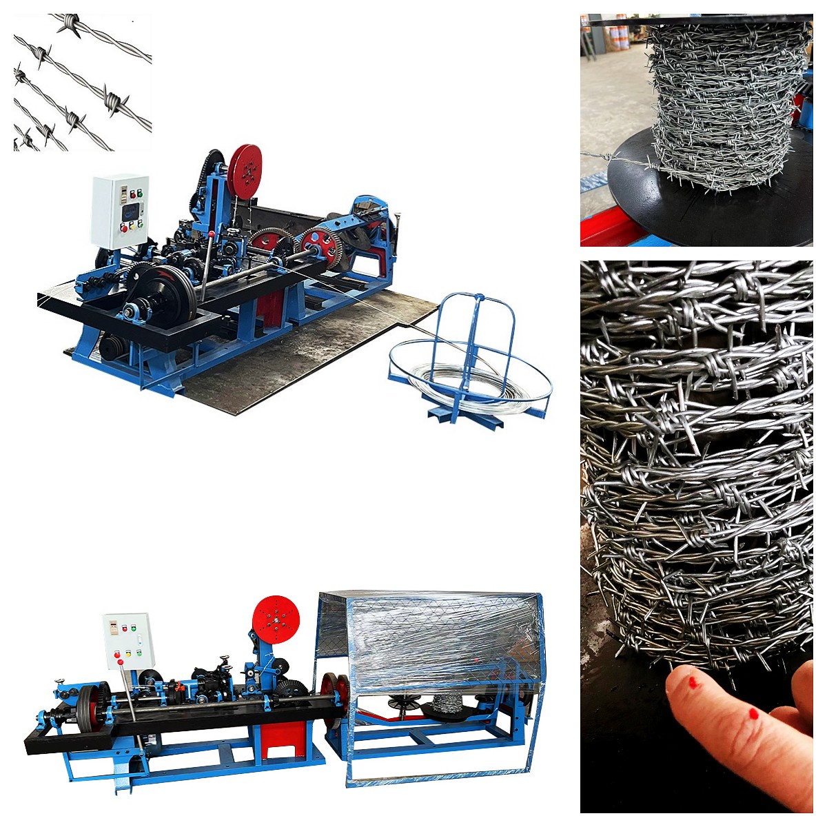 Szczegóły maszyny do produkcji drutu kolczastego typu CS-A